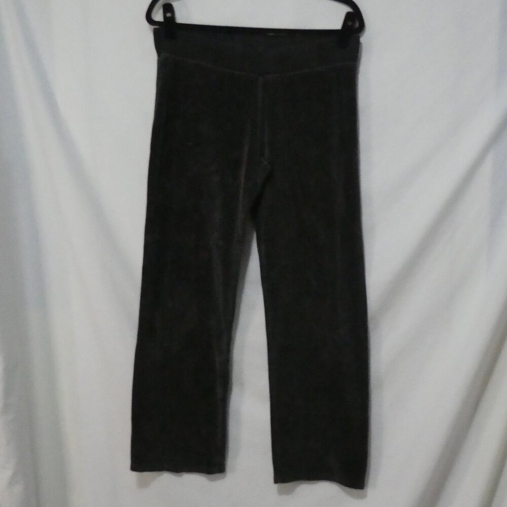 Y2K | GAP - Stretch | small | Soft Black Velour / Velvet Loungewear Pants
